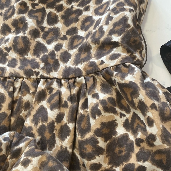 Beautiful leopard print, lined party dress. Girls size 6X/7 - Picture 4 of 8